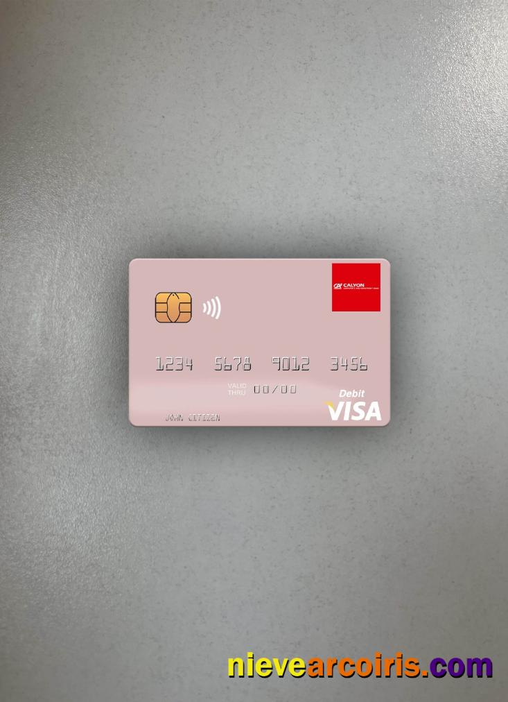 Thailand Calyon Bank visa debit card photolook